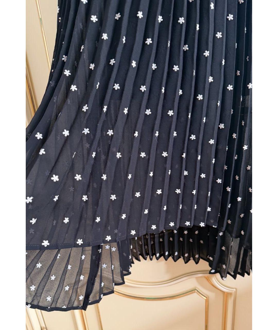 MAJE Черное полиэстеровое повседневное платье, фото 4