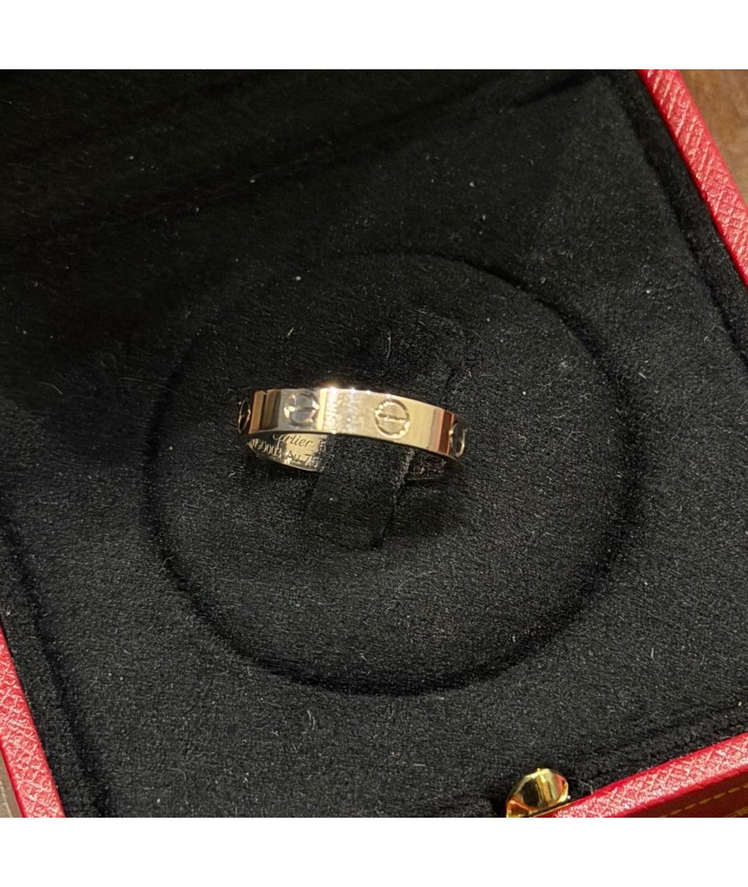 CARTIER Белое кольцо из белого золота, фото 2