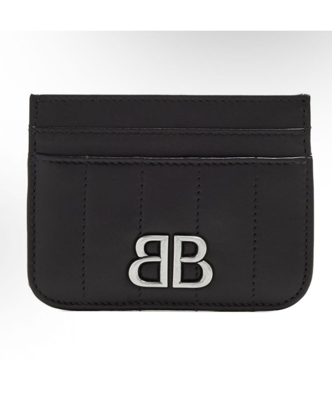 BALENCIAGA Черный кожаный кардхолдер, фото 4