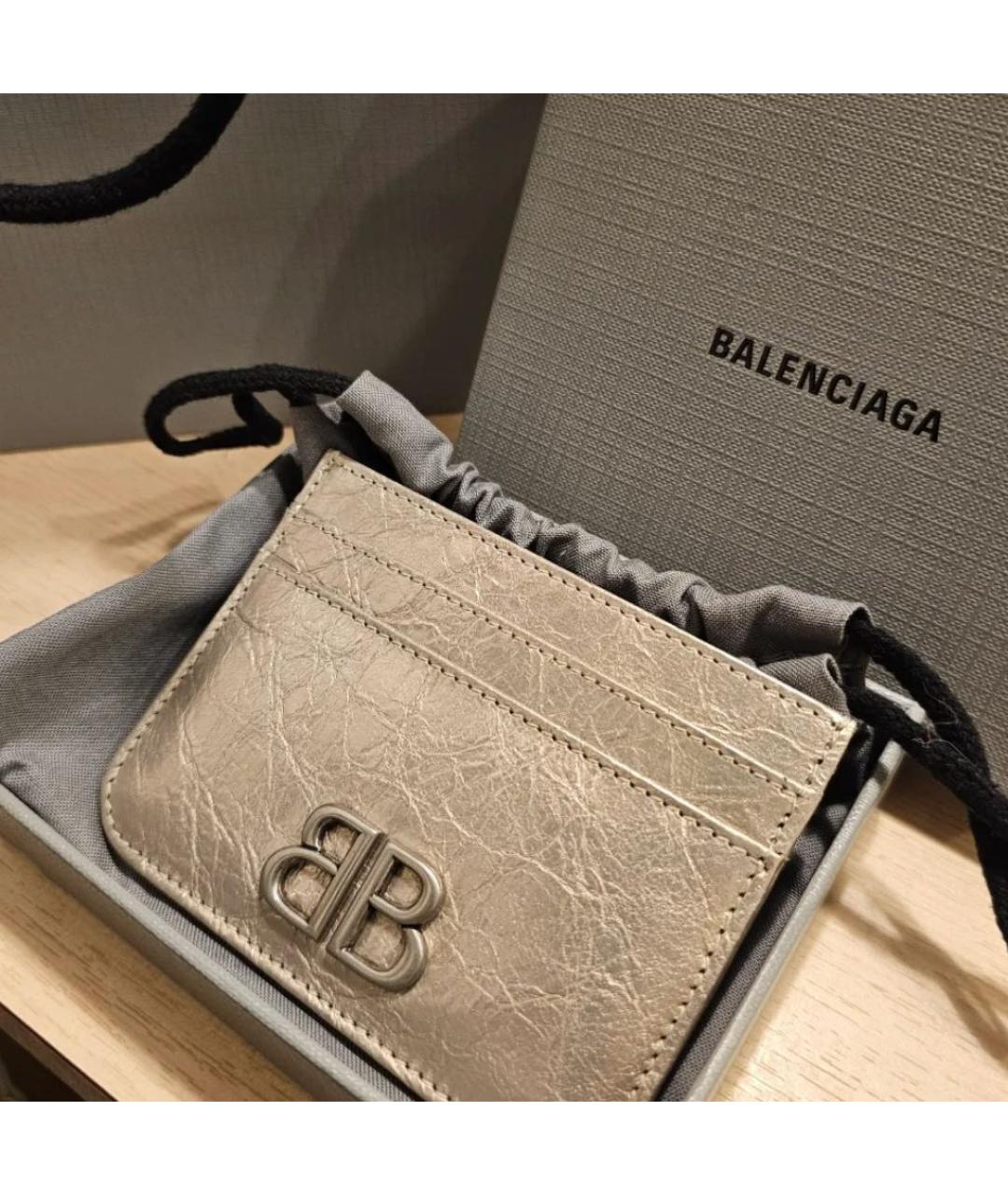 BALENCIAGA Серебрянный кардхолдер, фото 2