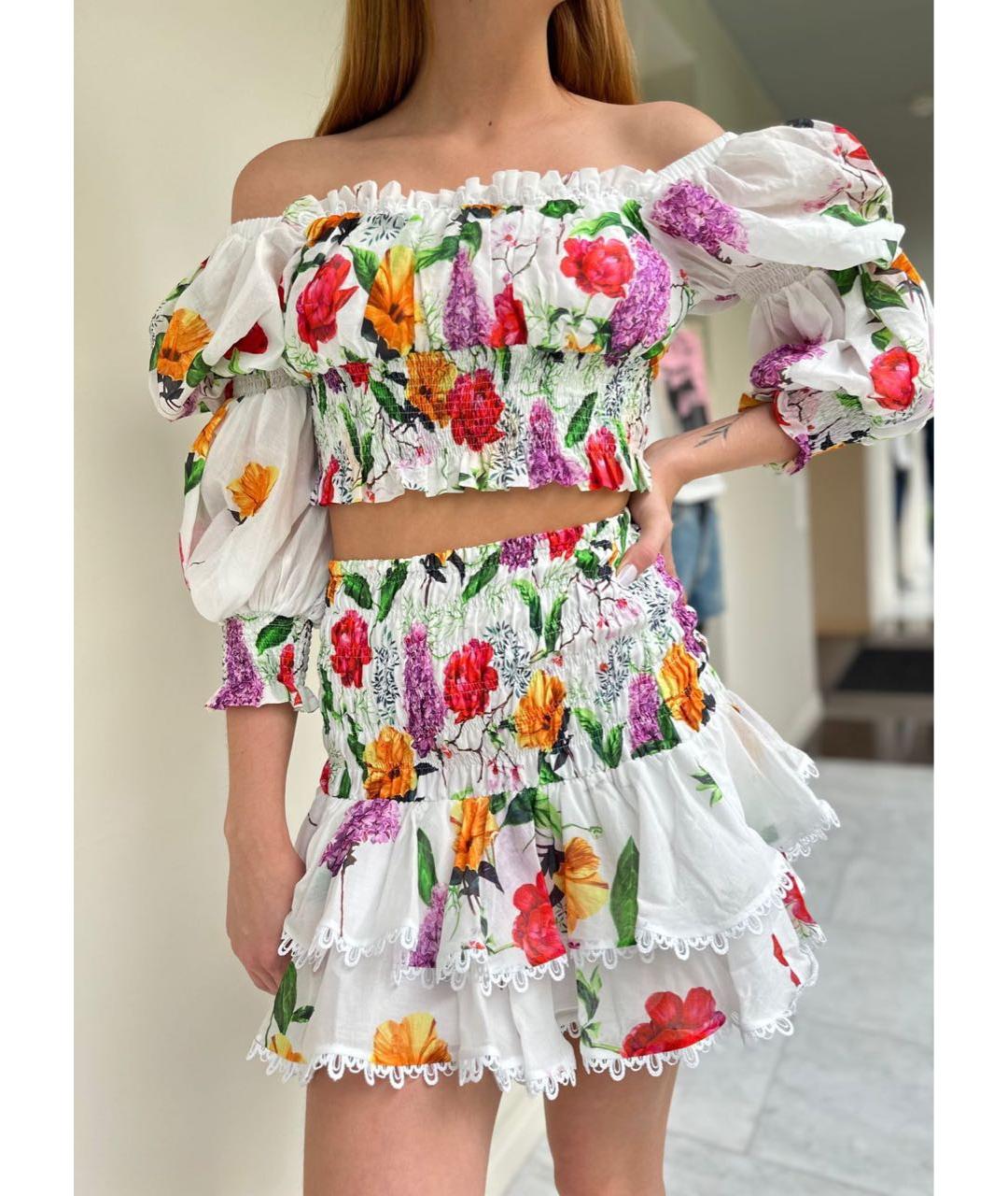 CHARO RUIZ Мульти хлопковый костюм с юбками, фото 5