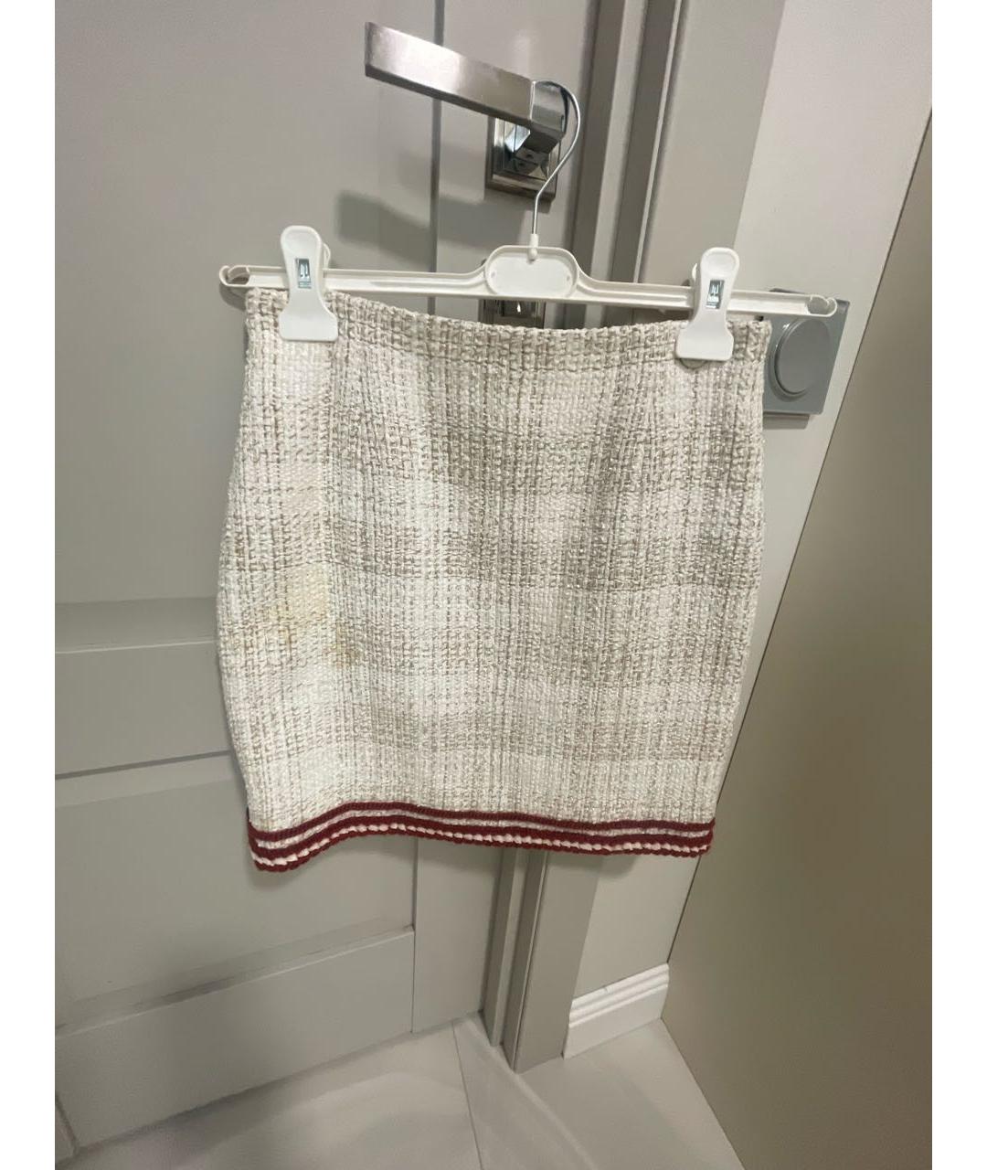 CHANEL Белый твидовый костюм с юбками, фото 2