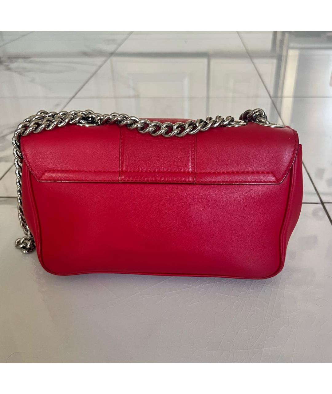 DOLCE&GABBANA Красная кожаная сумка через плечо, фото 3