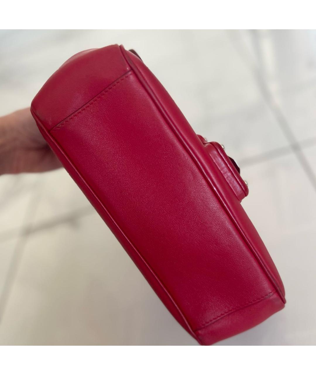 DOLCE&GABBANA Красная кожаная сумка через плечо, фото 7