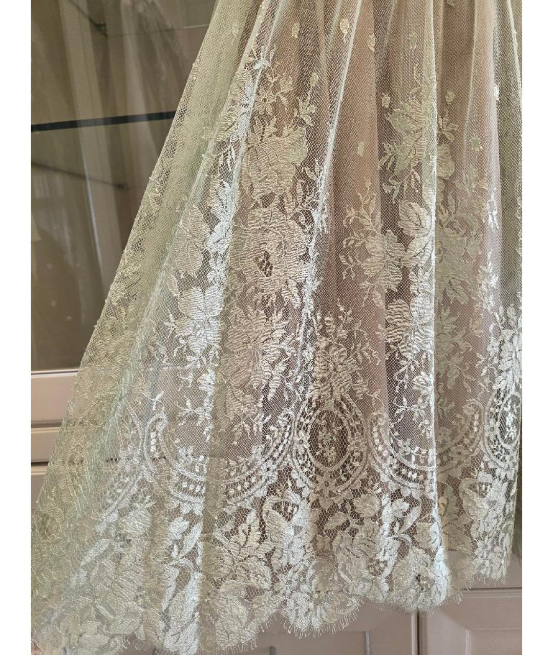 ESCADA Бежевое шелковое коктейльное платье, фото 5