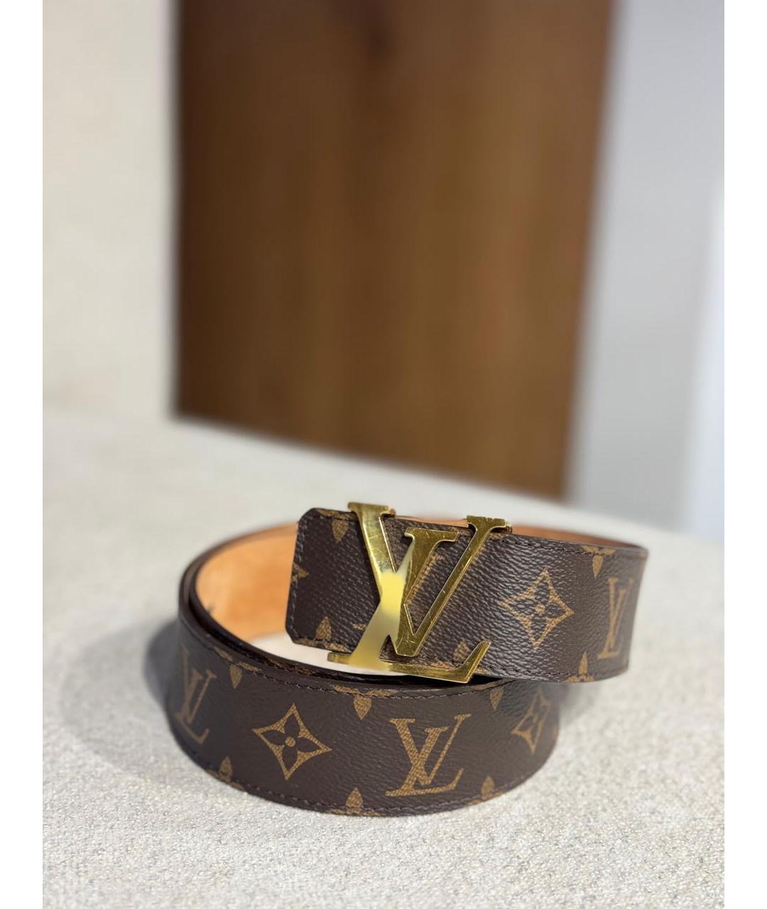 LOUIS VUITTON Коричневый ремень, фото 3