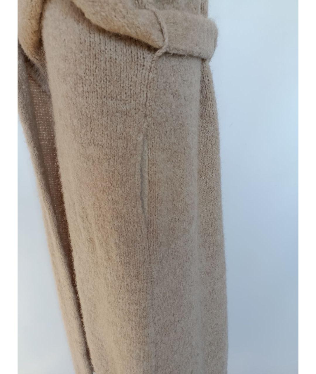 BRUNELLO CUCINELLI Бежевый шерстяной кардиган, фото 2