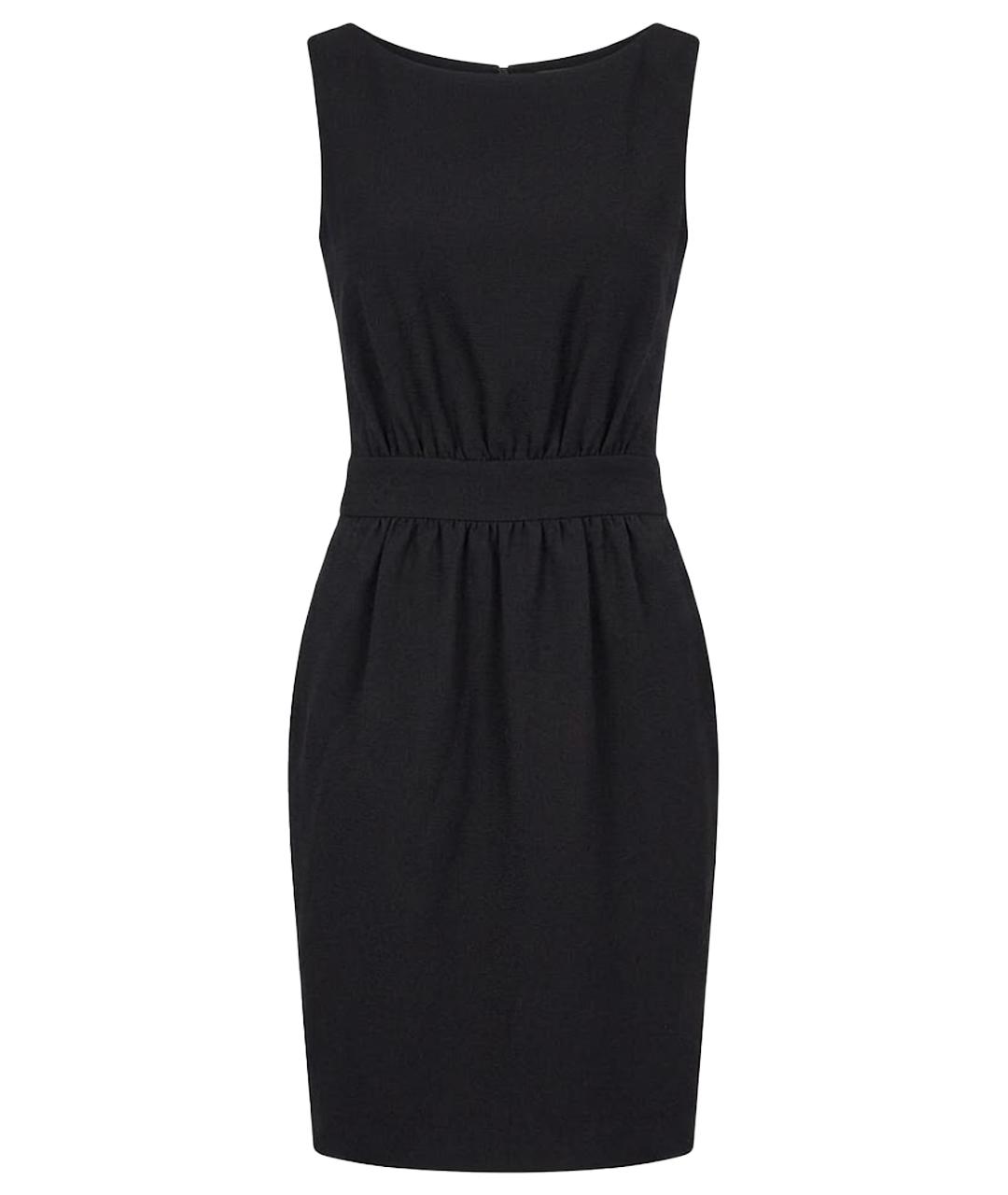 DSQUARED2 Черное шелковое повседневное платье, фото 1