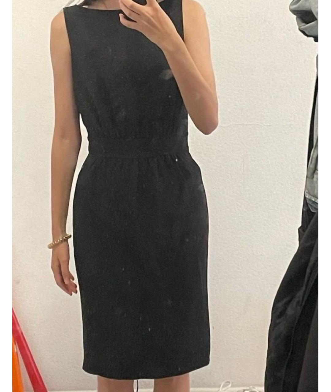 DSQUARED2 Черное шелковое повседневное платье, фото 5