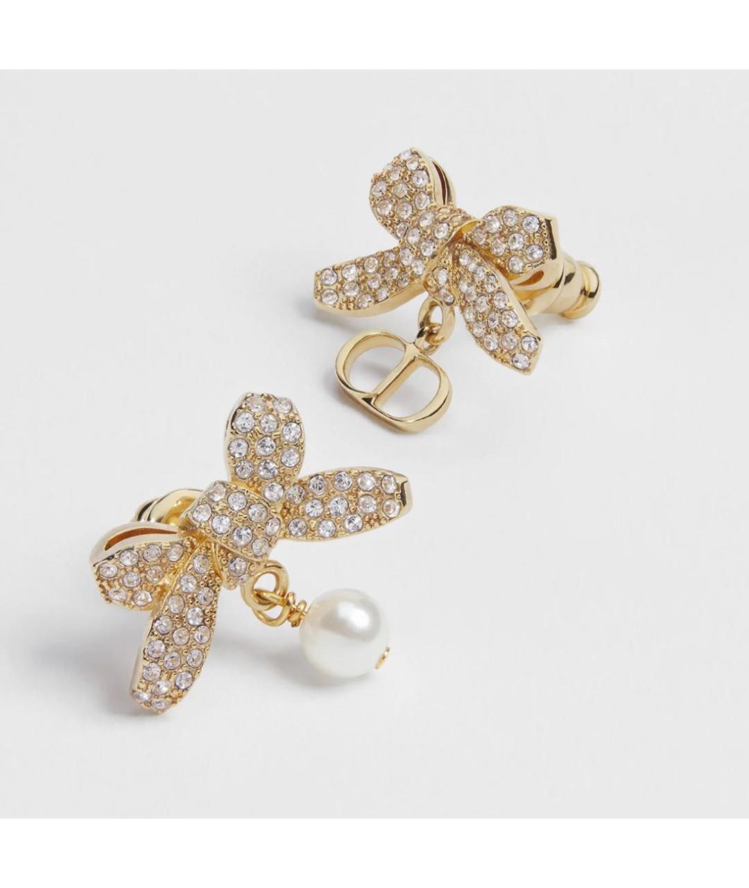 CHRISTIAN DIOR Золотые серьги, фото 2