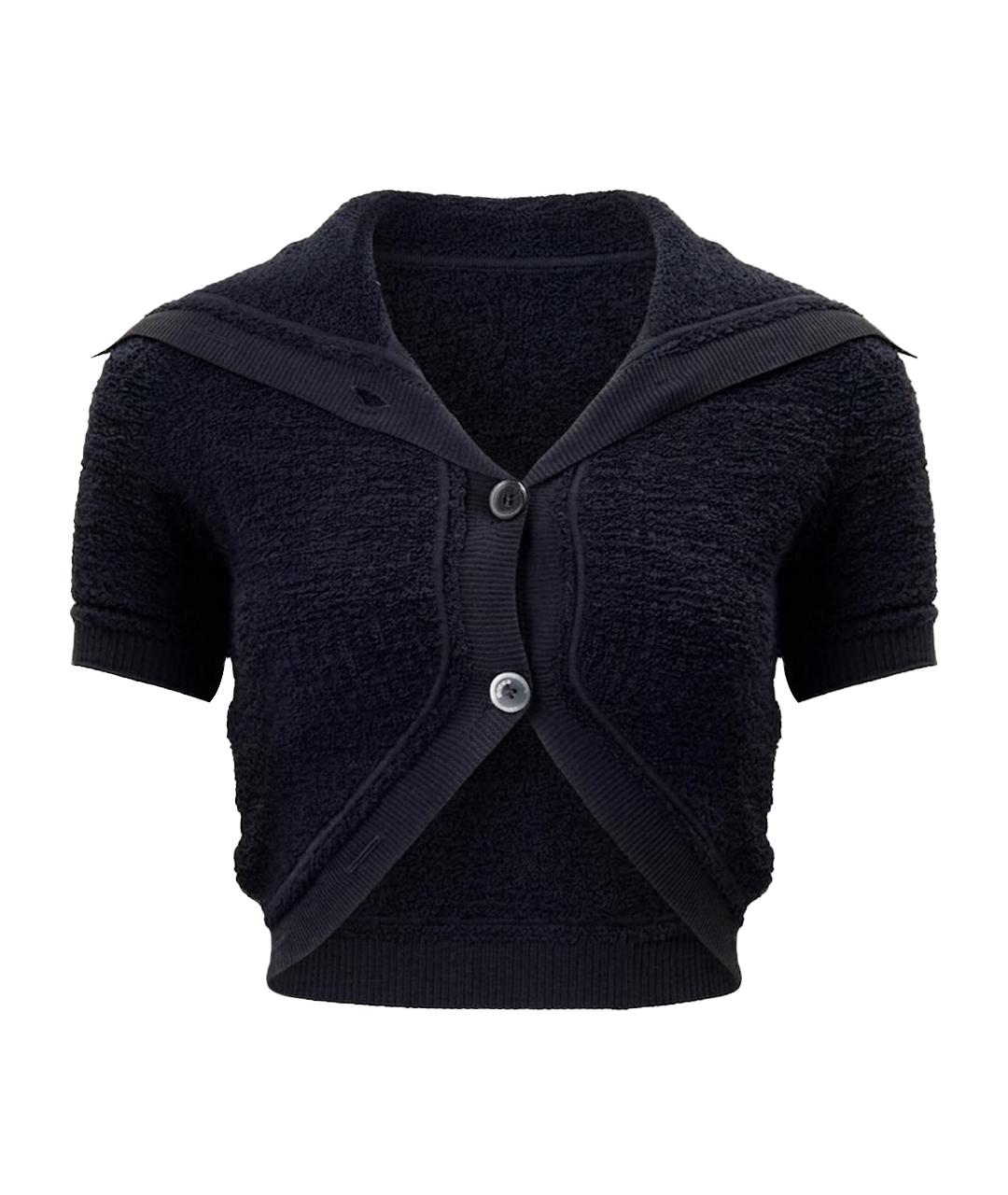 JACQUEMUS Черный полиамидовый джемпер / свитер, фото 1