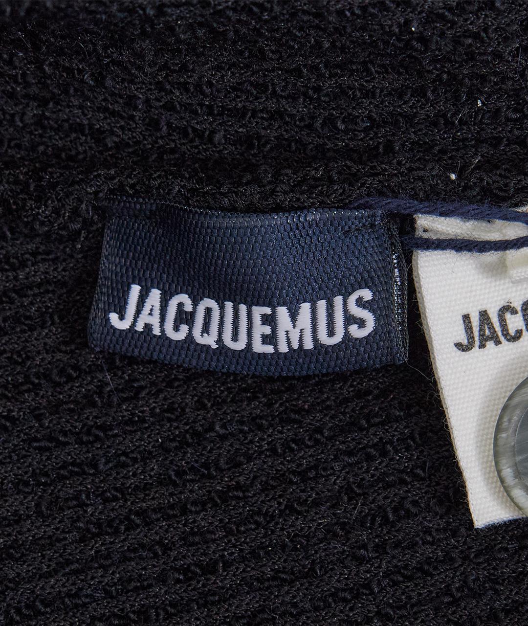 JACQUEMUS Черный полиамидовый джемпер / свитер, фото 9