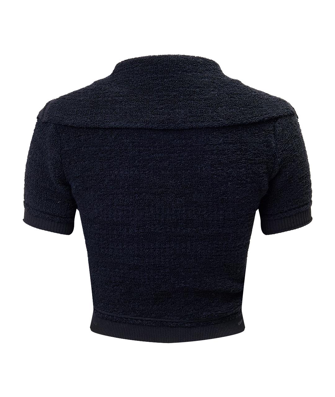 JACQUEMUS Черный полиамидовый джемпер / свитер, фото 10