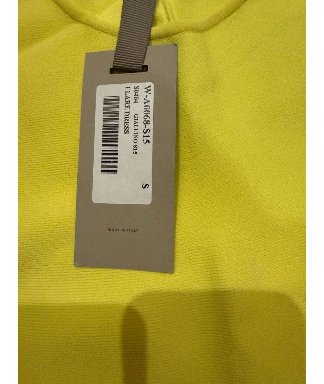 MRZ Желтое вискозное повседневное платье, фото 6