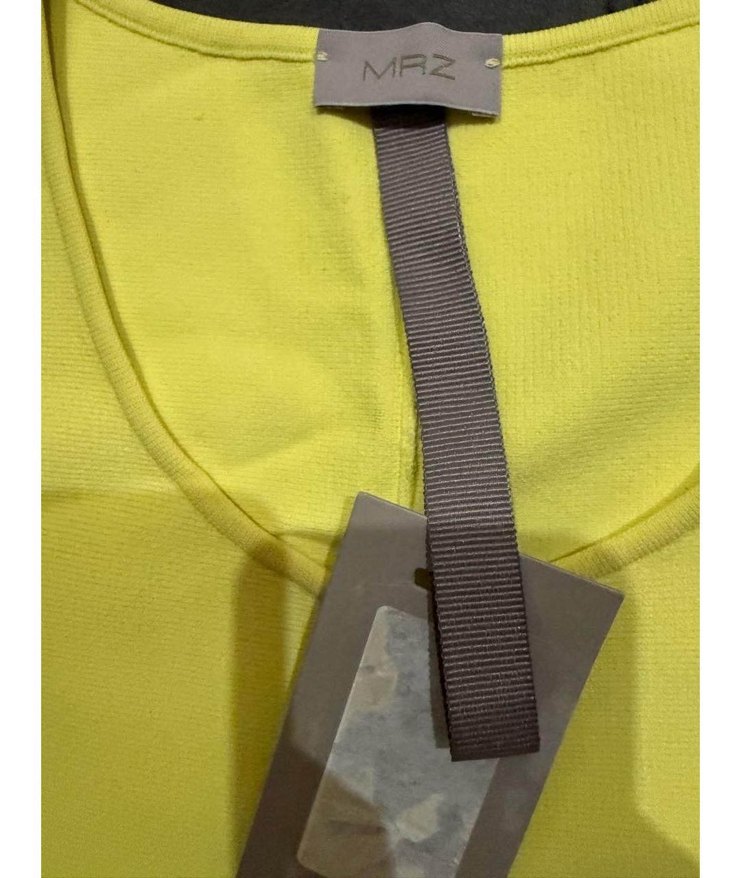 MRZ Желтое вискозное повседневное платье, фото 3