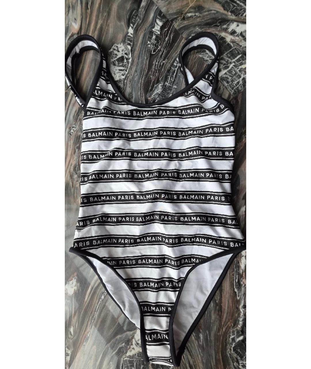 BALMAIN Черный полиамидовый купальник, фото 2