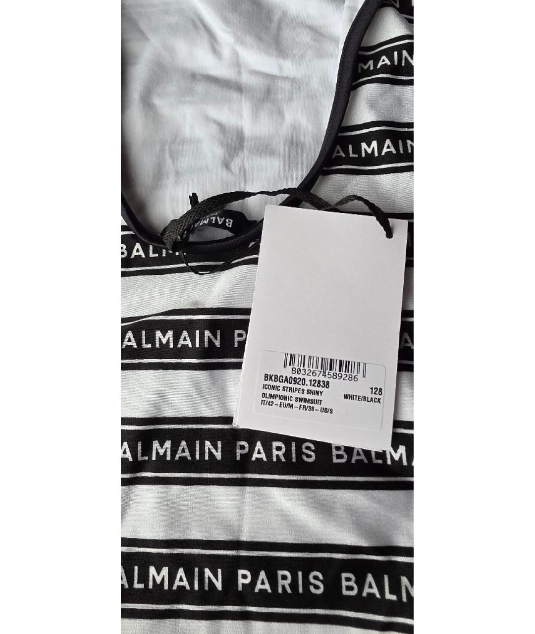 BALMAIN Черный полиамидовый купальник, фото 4