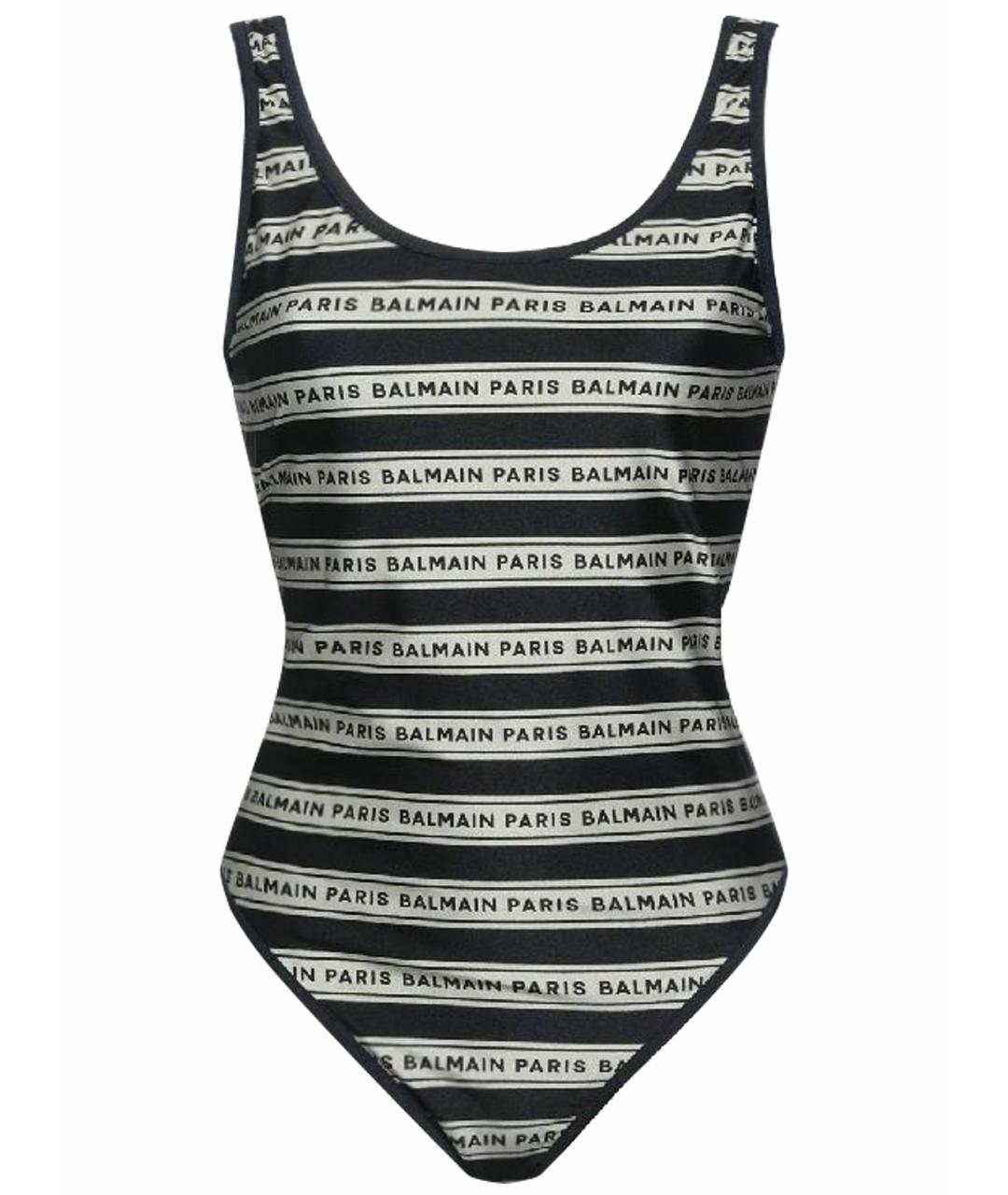 BALMAIN Черный полиамидовый купальник, фото 1