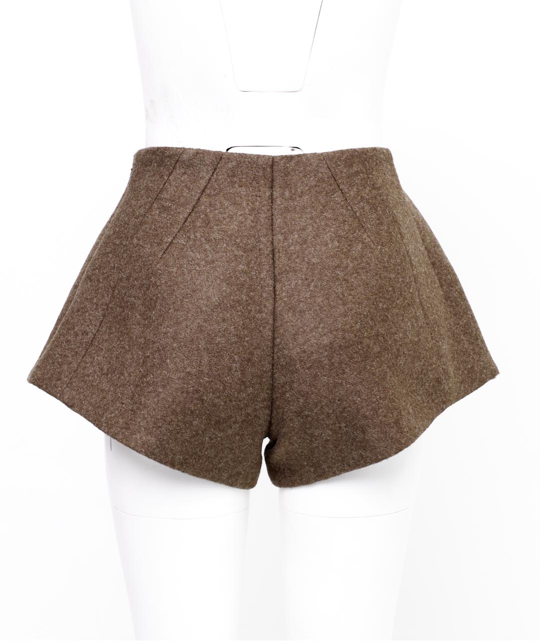 JACQUEMUS Коричневые полиэстеровые шорты, фото 2