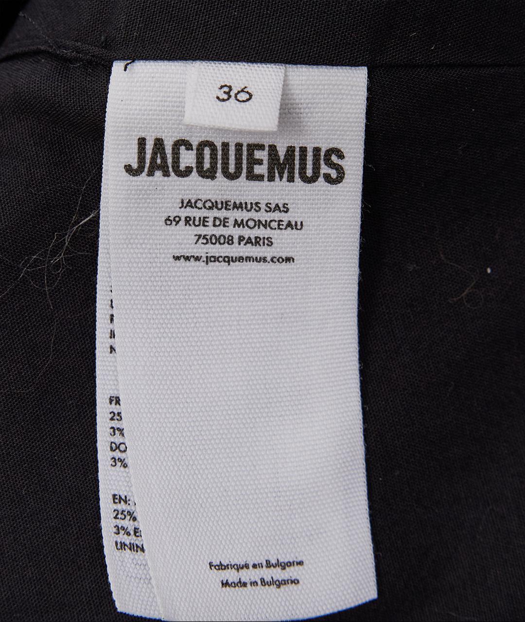 JACQUEMUS Коричневые полиэстеровые шорты, фото 10