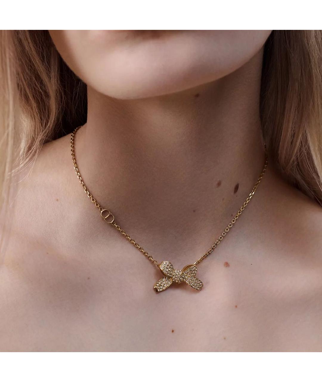 CHRISTIAN DIOR Золотое колье, фото 2