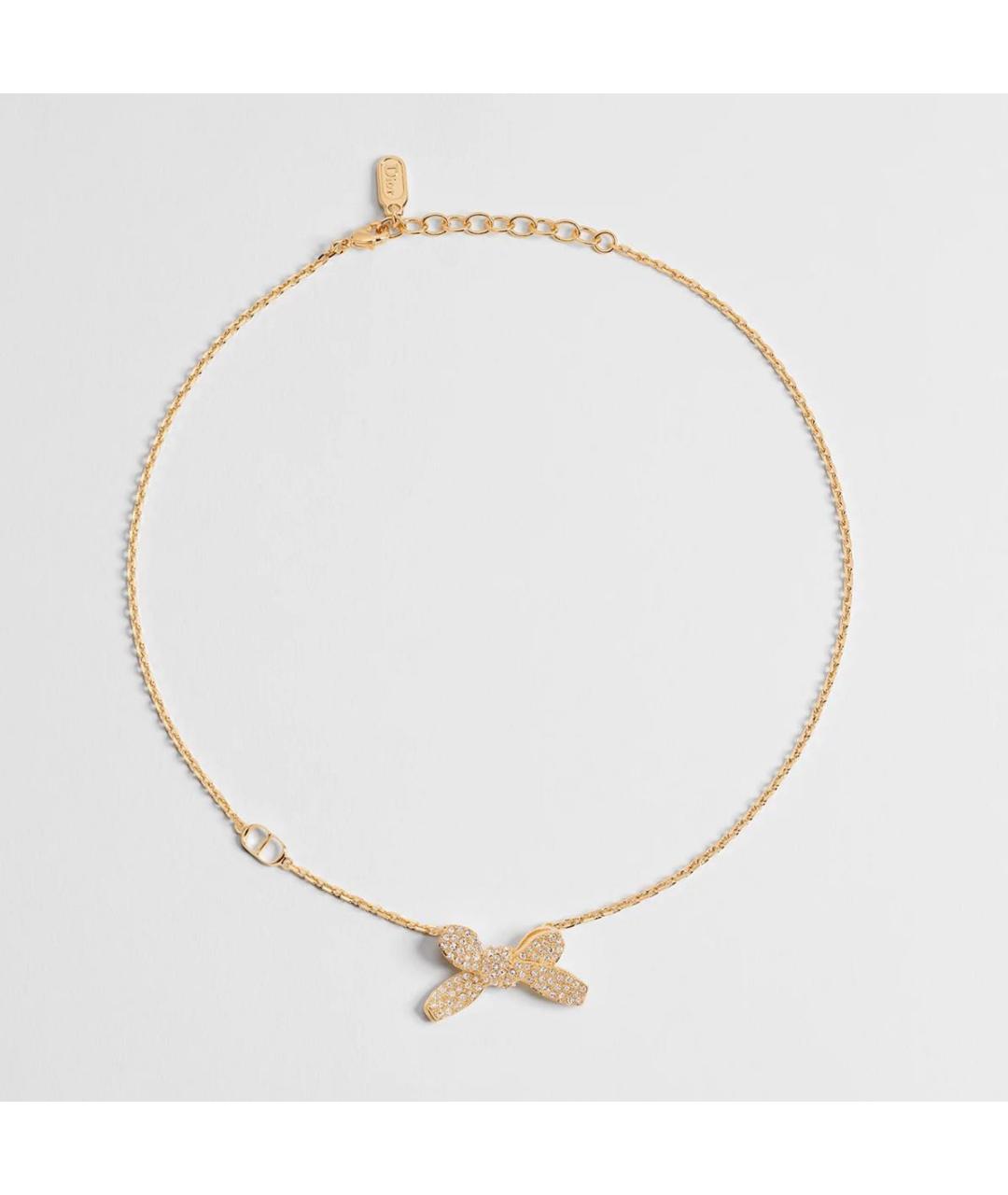 CHRISTIAN DIOR Золотое колье, фото 5