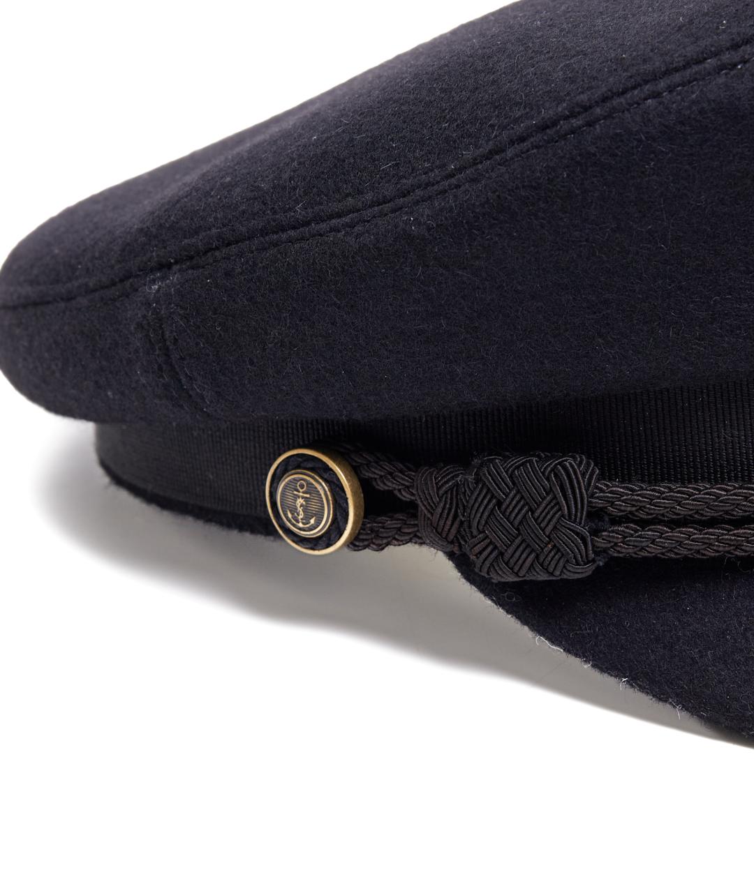 SAINT LAURENT Черная шерстяная кепка, фото 3