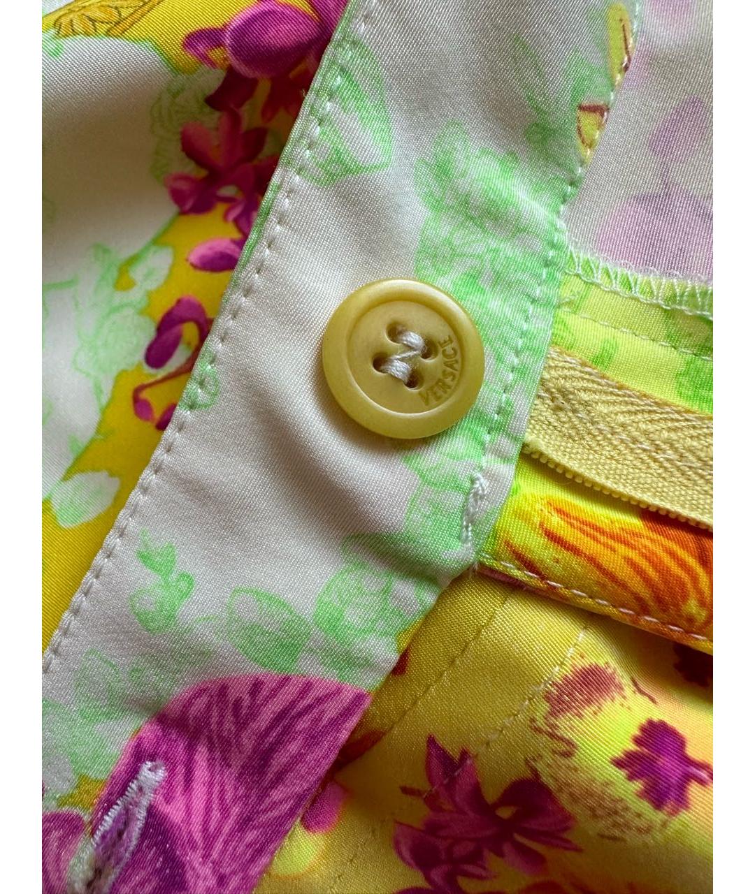 VERSACE Мульти юбка миди, фото 4