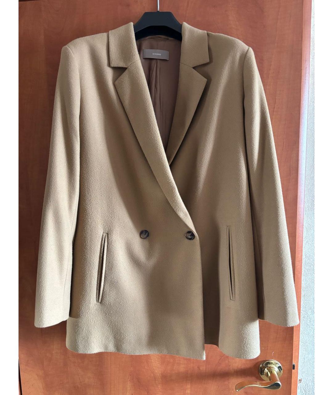 12 STOREEZ Горчичный полиэстеровый жакет/пиджак, фото 5