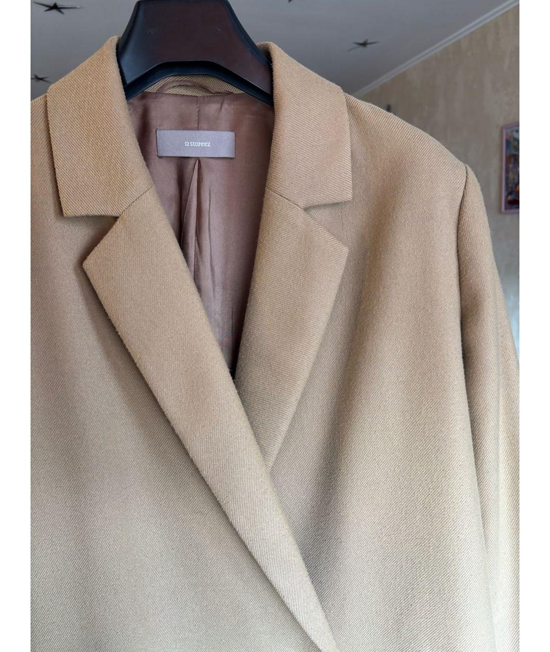 12 STOREEZ Горчичный полиэстеровый жакет/пиджак, фото 3