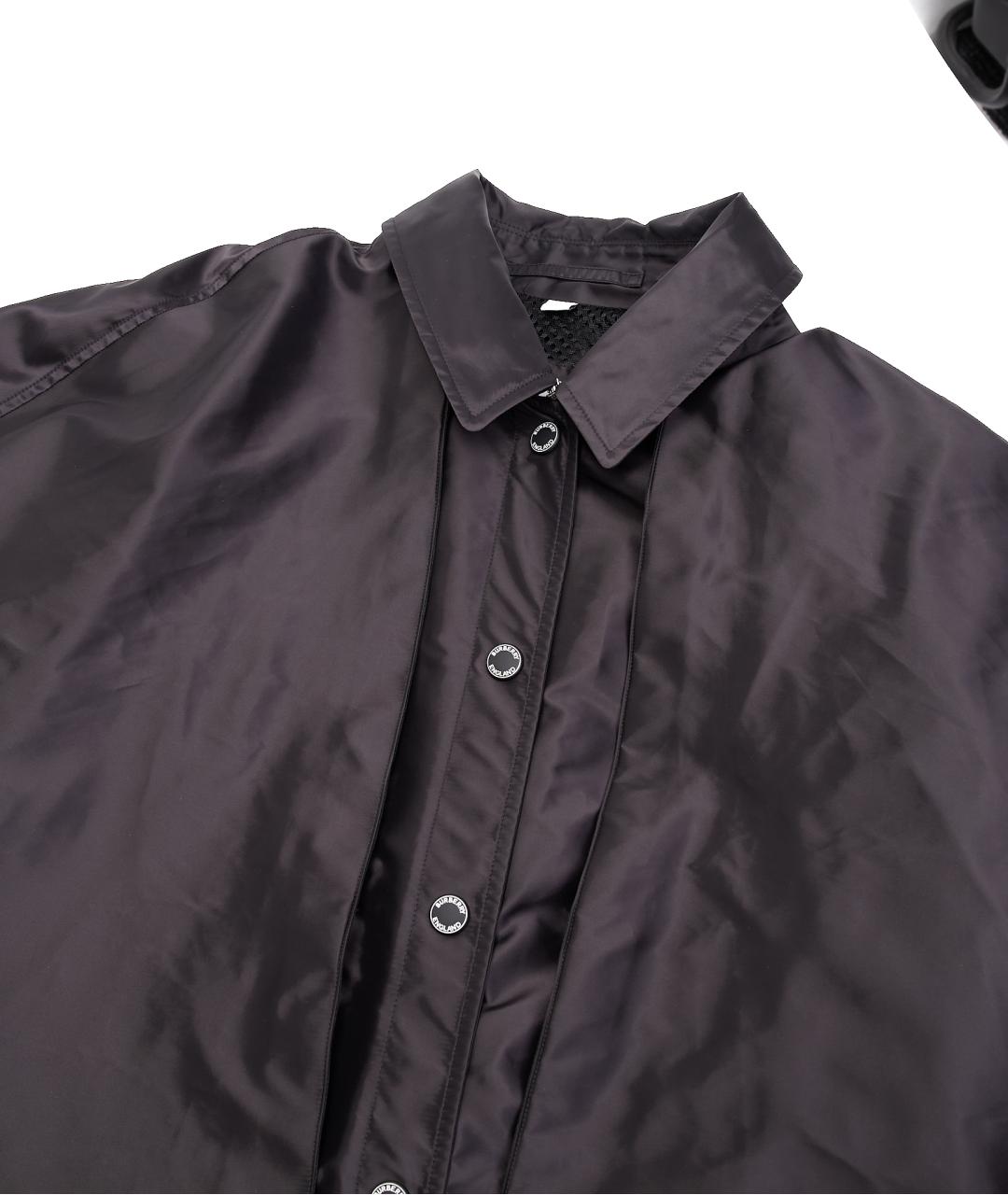 BURBERRY Черный полиэстеровый тренч/плащ, фото 5