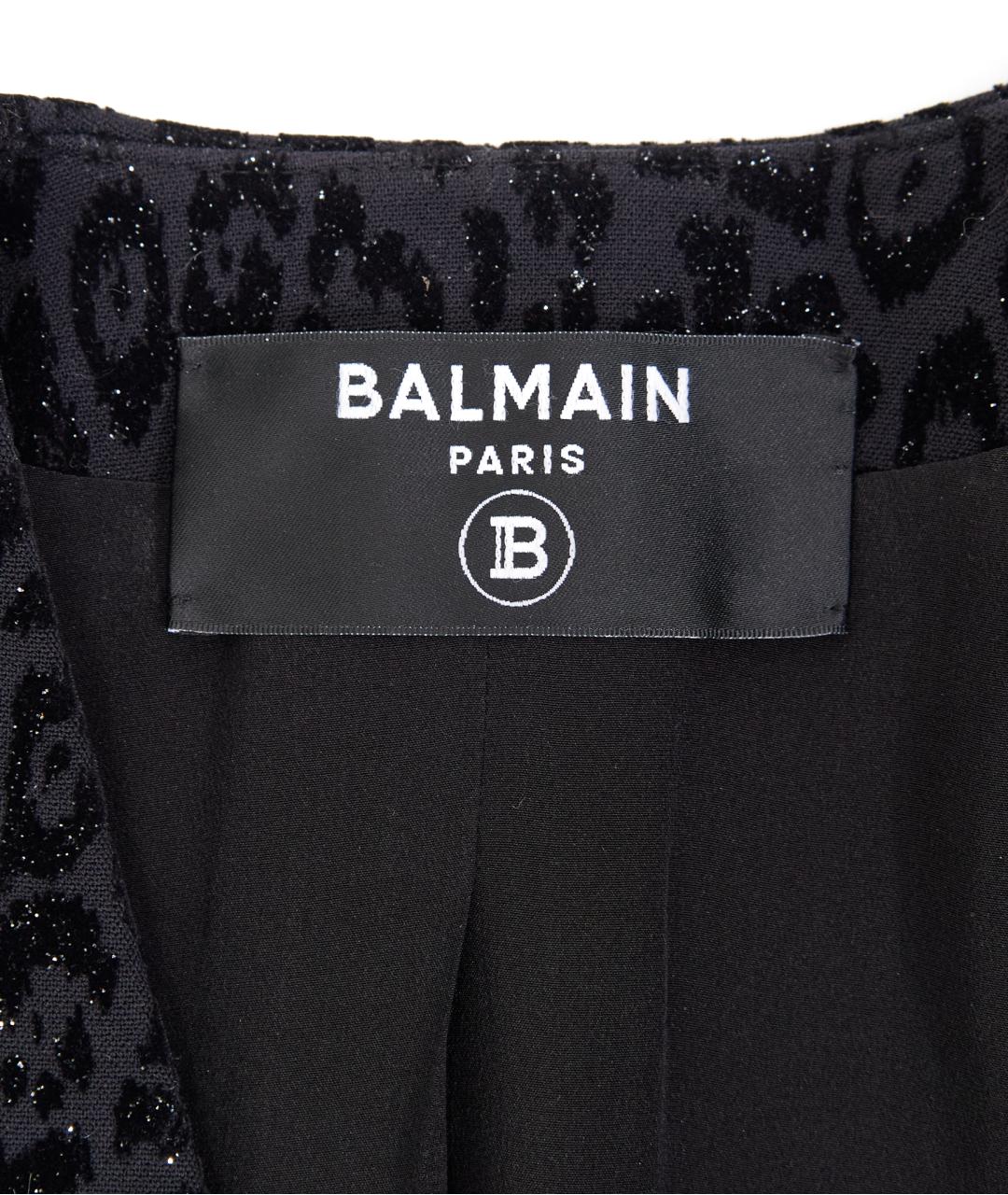 BALMAIN Серый полиэстеровый жакет/пиджак, фото 3