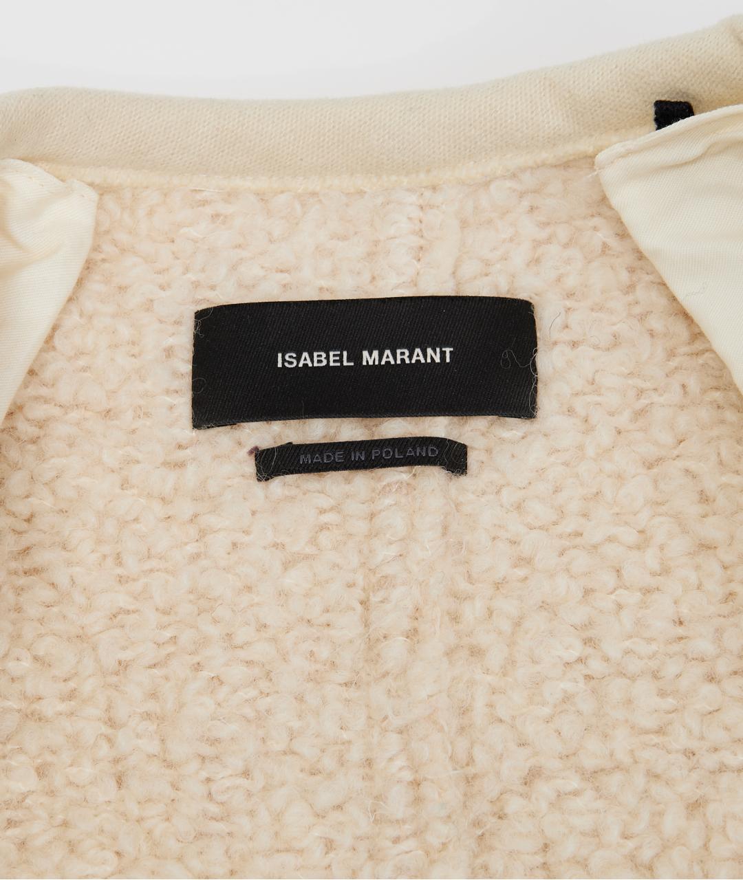 ISABEL MARANT Бежевый шерстяной жакет/пиджак, фото 3