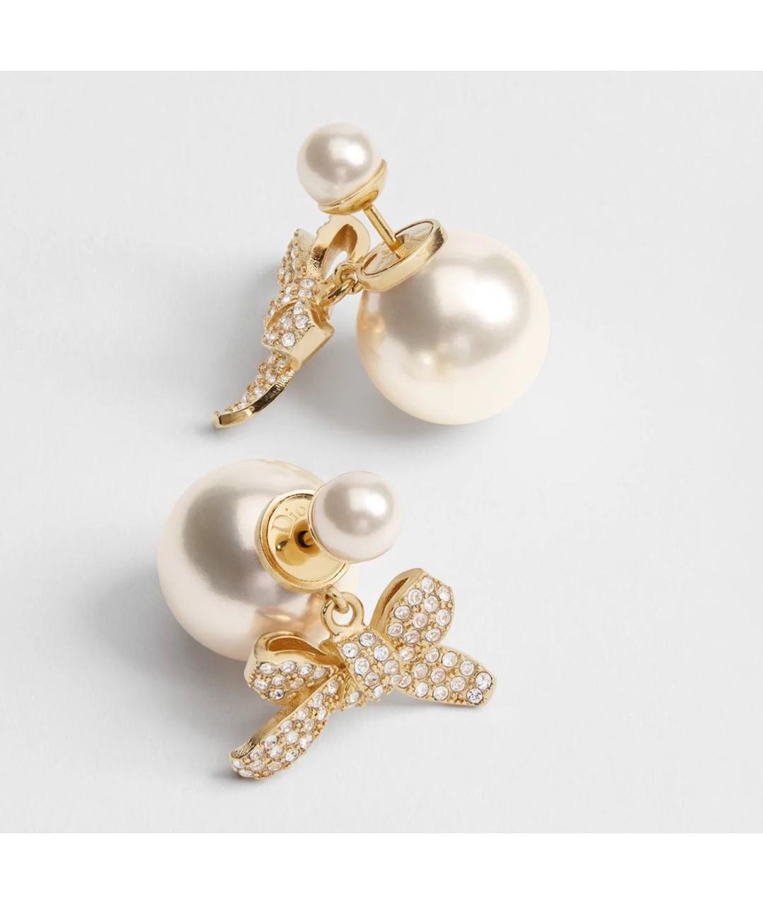 CHRISTIAN DIOR Золотые серьги, фото 3