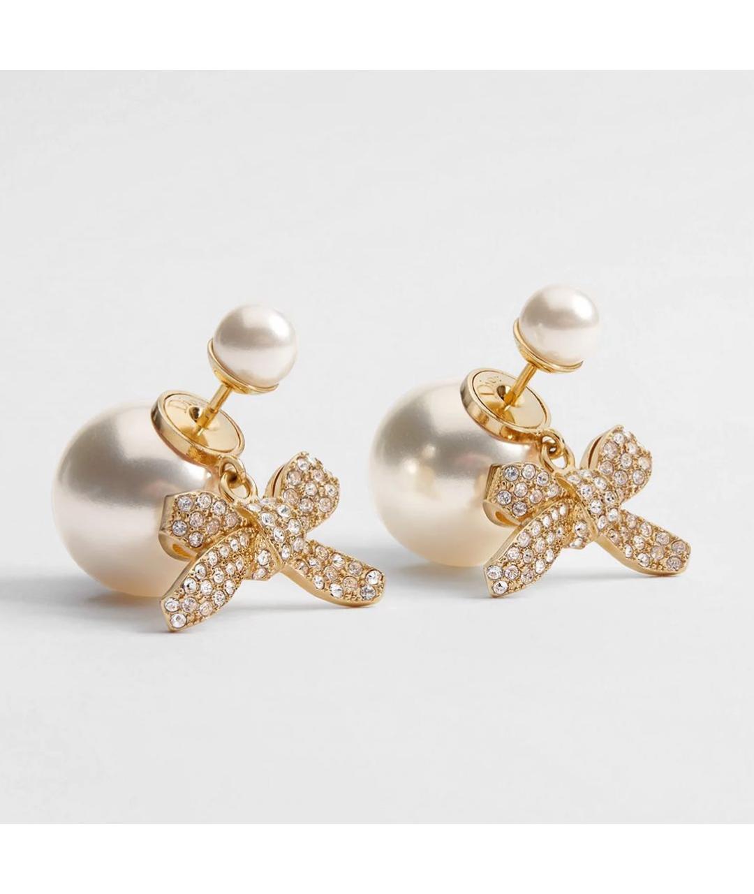 CHRISTIAN DIOR Золотые серьги, фото 4