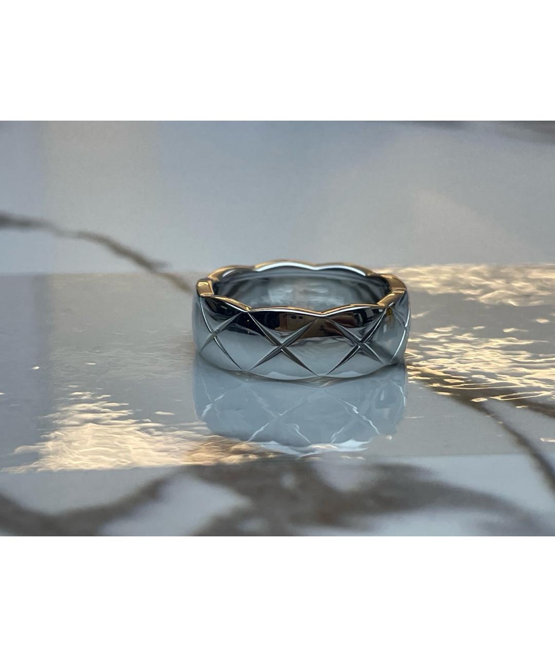 CHANEL Серебряное кольцо из белого золота, фото 10
