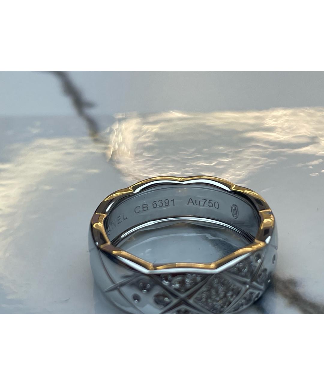 CHANEL Серебряное кольцо из белого золота, фото 7