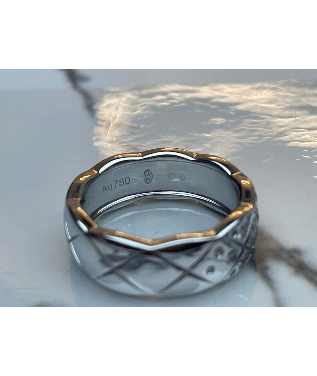 CHANEL Серебряное кольцо из белого золота, фото 8