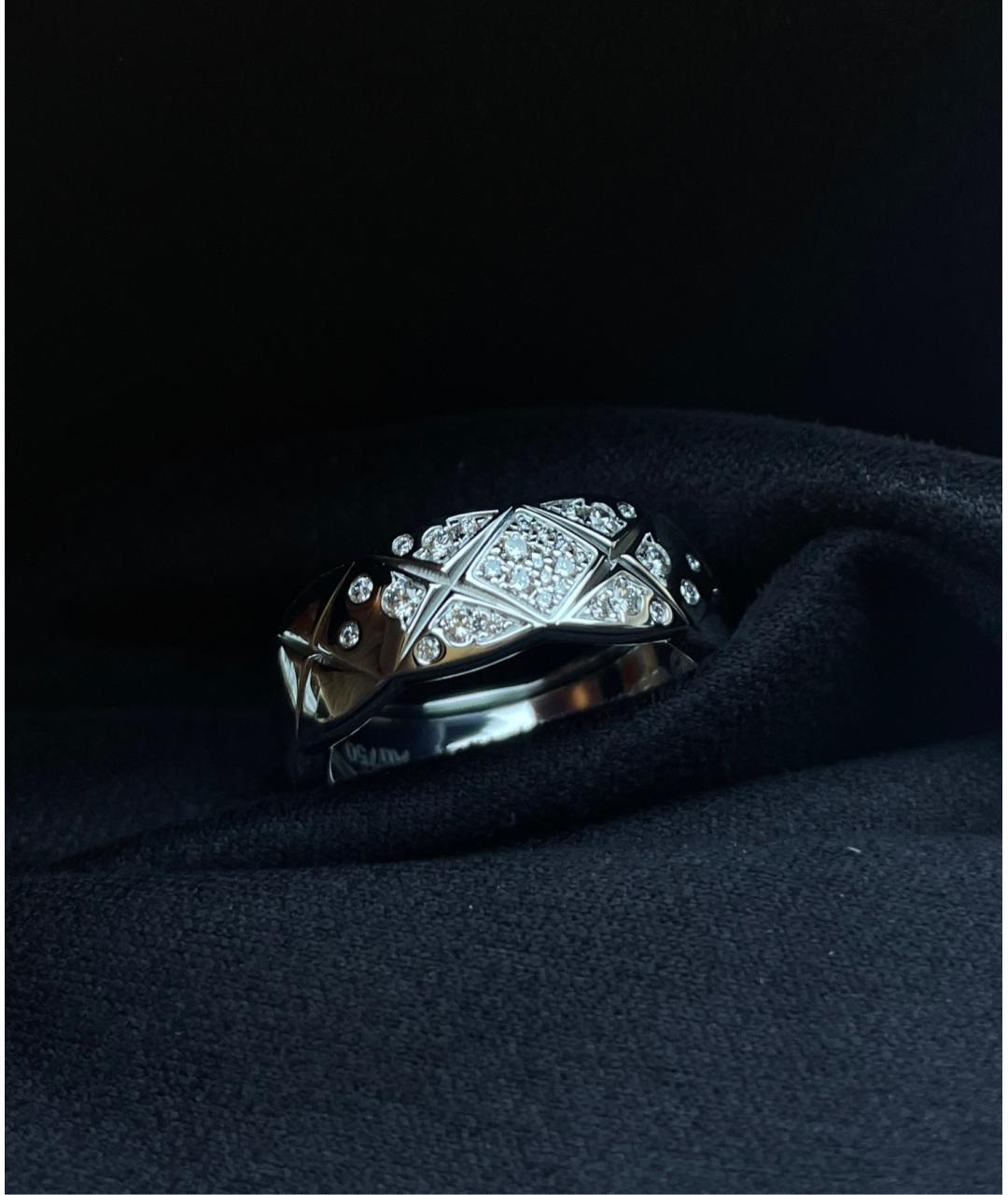 CHANEL Серебряное кольцо из белого золота, фото 2