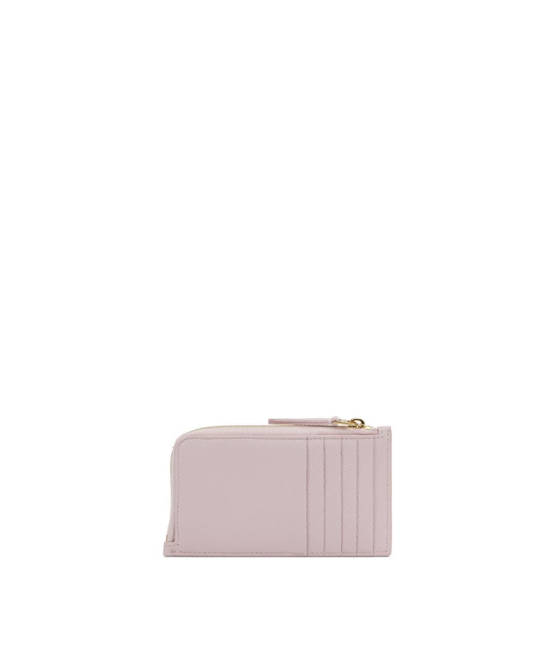 CELINE Розовый кожаный кардхолдер, фото 3