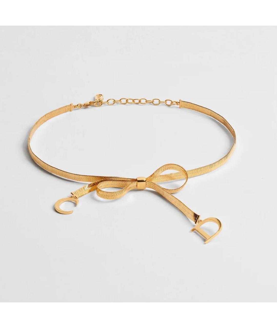 CHRISTIAN DIOR Золотой чокер, фото 4