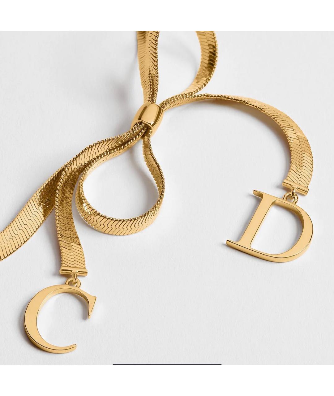 CHRISTIAN DIOR Золотой чокер, фото 3