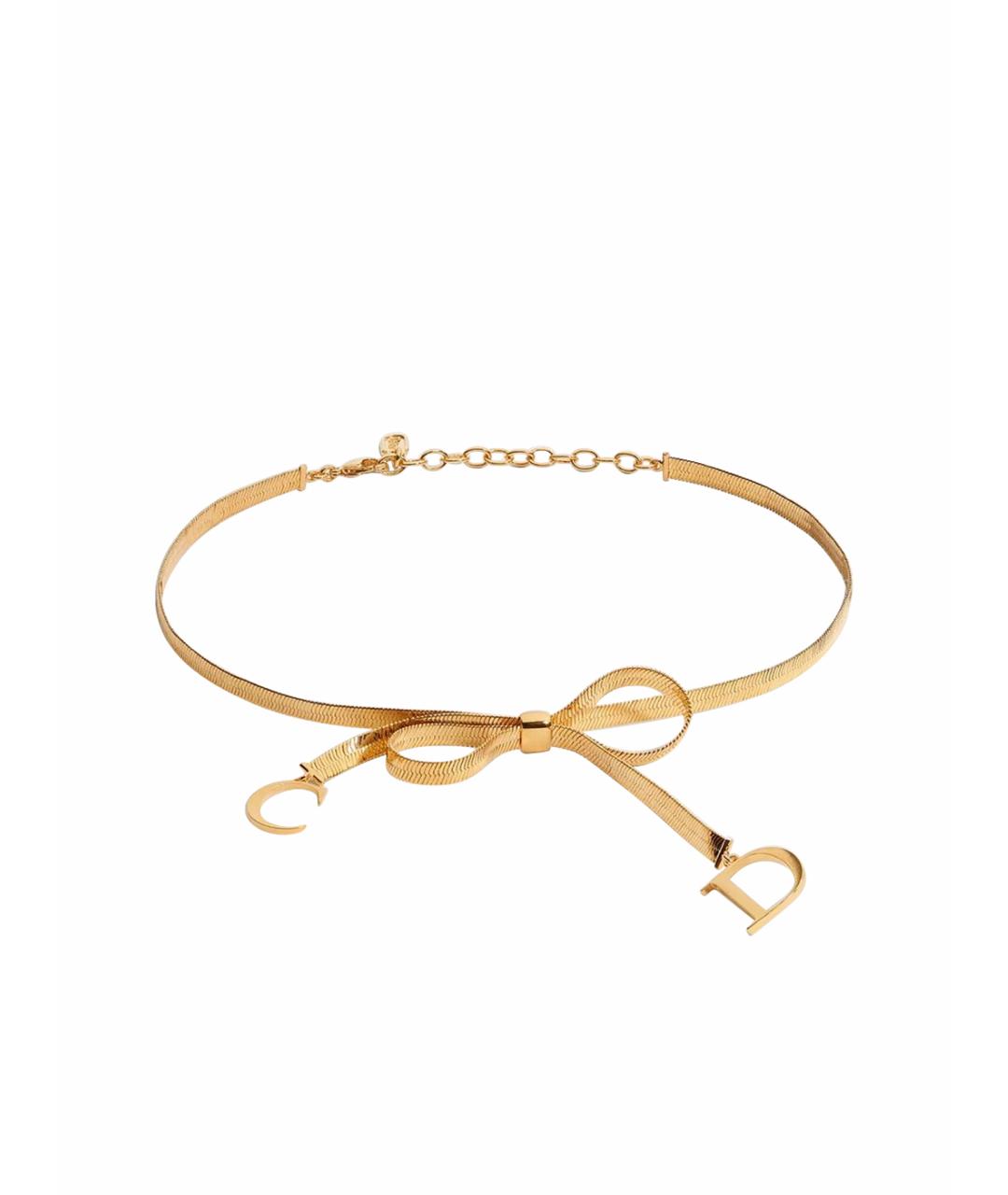 CHRISTIAN DIOR Золотой чокер, фото 1