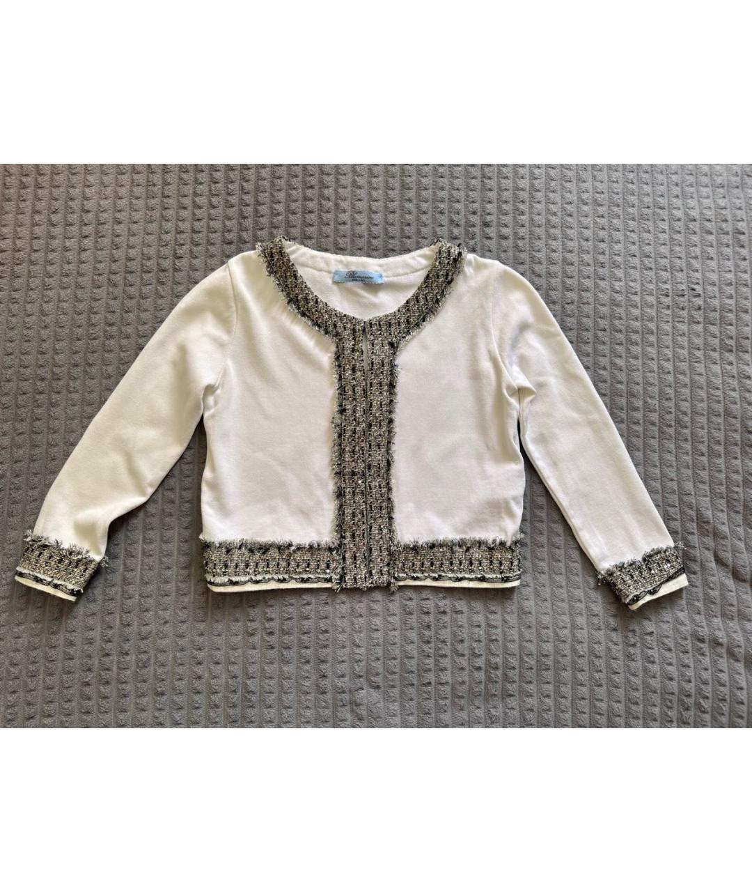 BLUMARINE Белый вискозный жакет/пиджак, фото 6