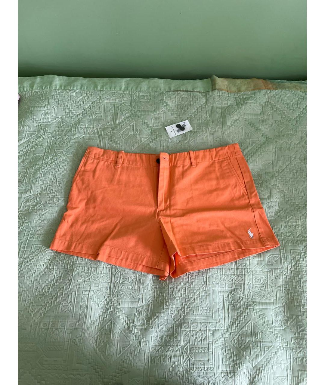 RALPH LAUREN Оранжевое хлопковые шорты, фото 5