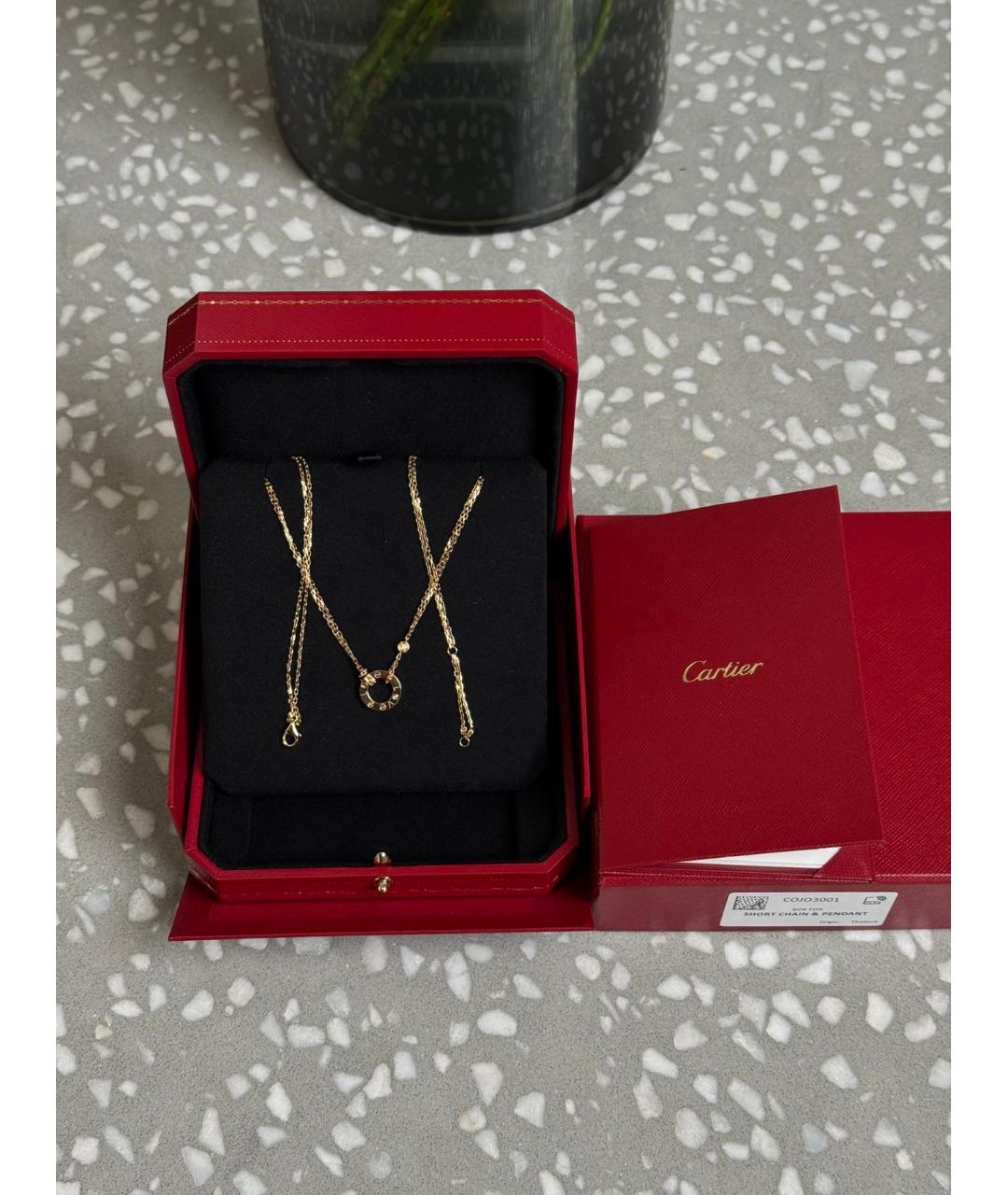 CARTIER Золотая подвеска из розового золота, фото 2