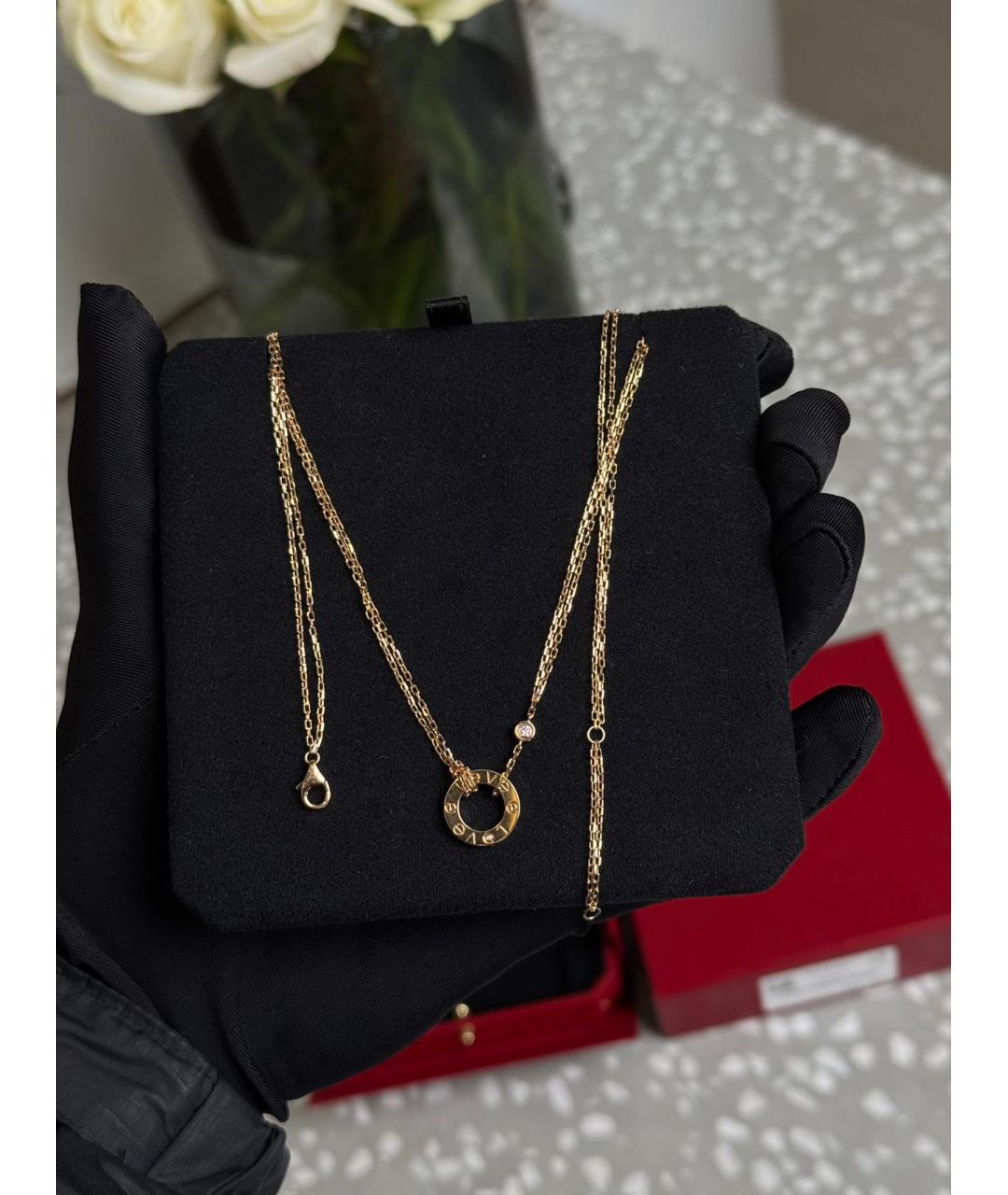 CARTIER Золотая подвеска из розового золота, фото 4