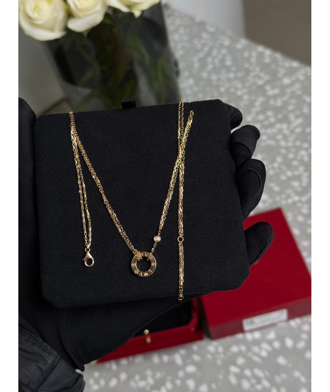 CARTIER Золотая подвеска из розового золота, фото 9