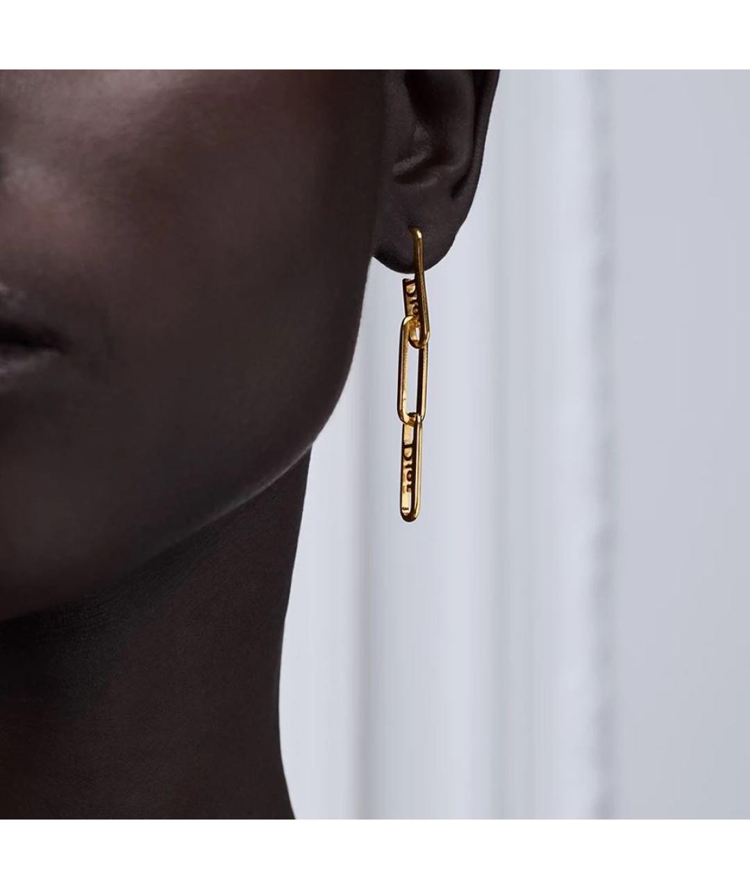 CHRISTIAN DIOR Золотые серьги, фото 3