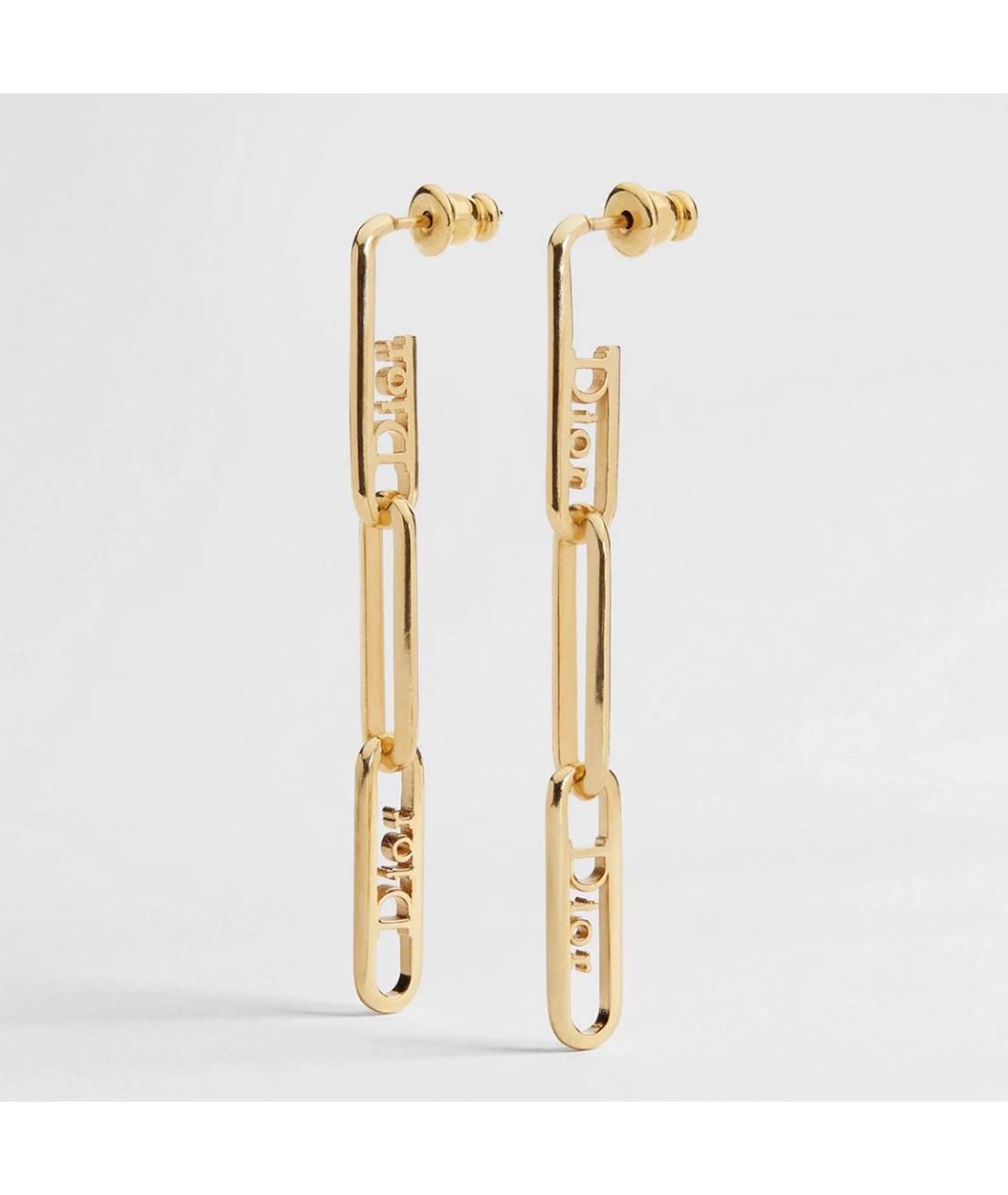 CHRISTIAN DIOR Золотые серьги, фото 5